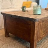 Solid wood coffee table