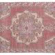 Vintage Turkish Oushak rug 132x216 cm