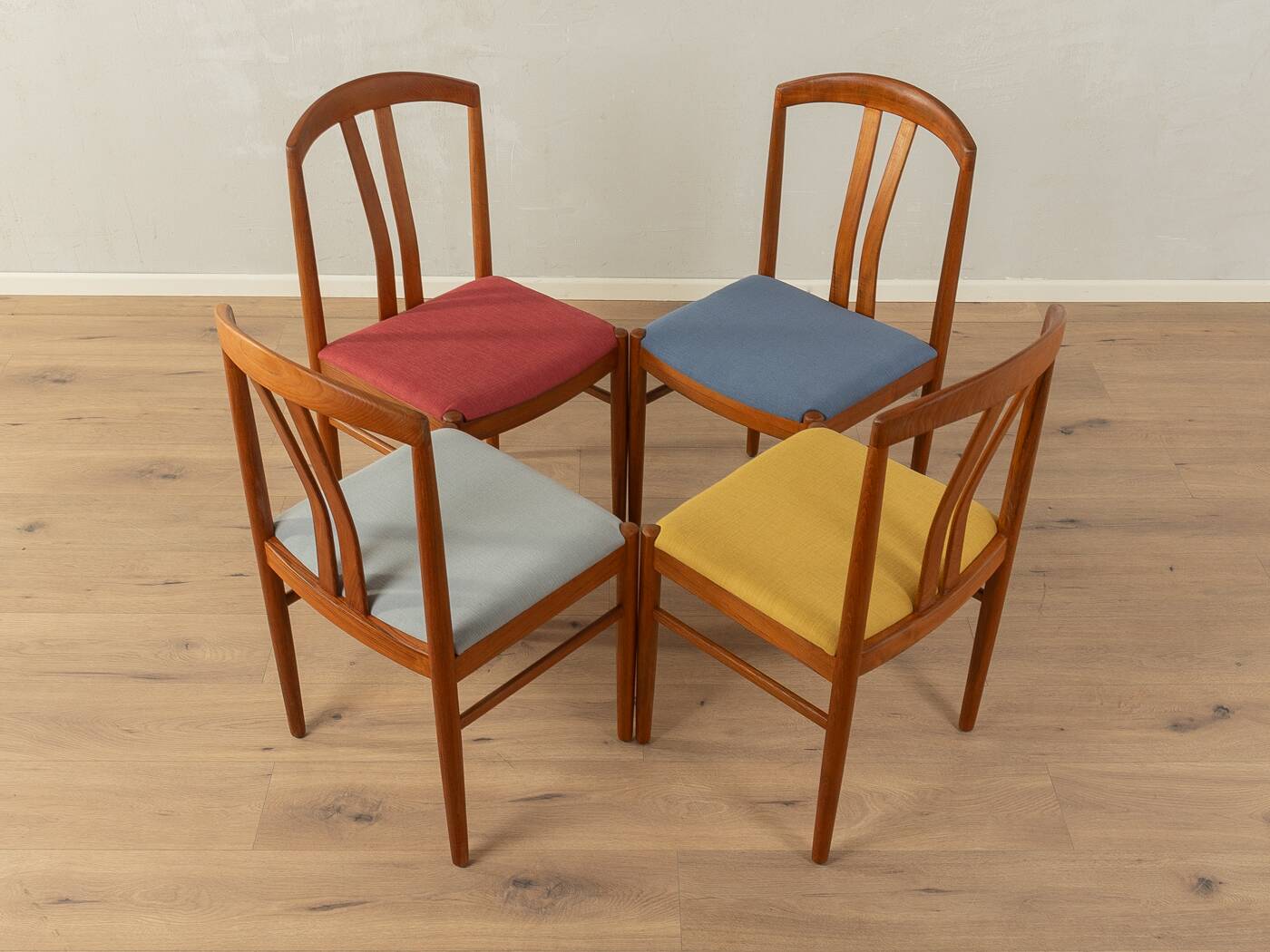 Dining chairs, set of 4, , 1960s, Carl Ekström for Alb. Johansson & Söner