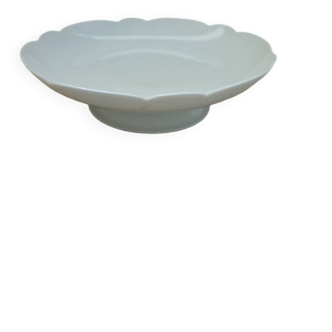 Compotier en porcelaine blanche