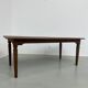 Teak dining table with spindle legs, 50s