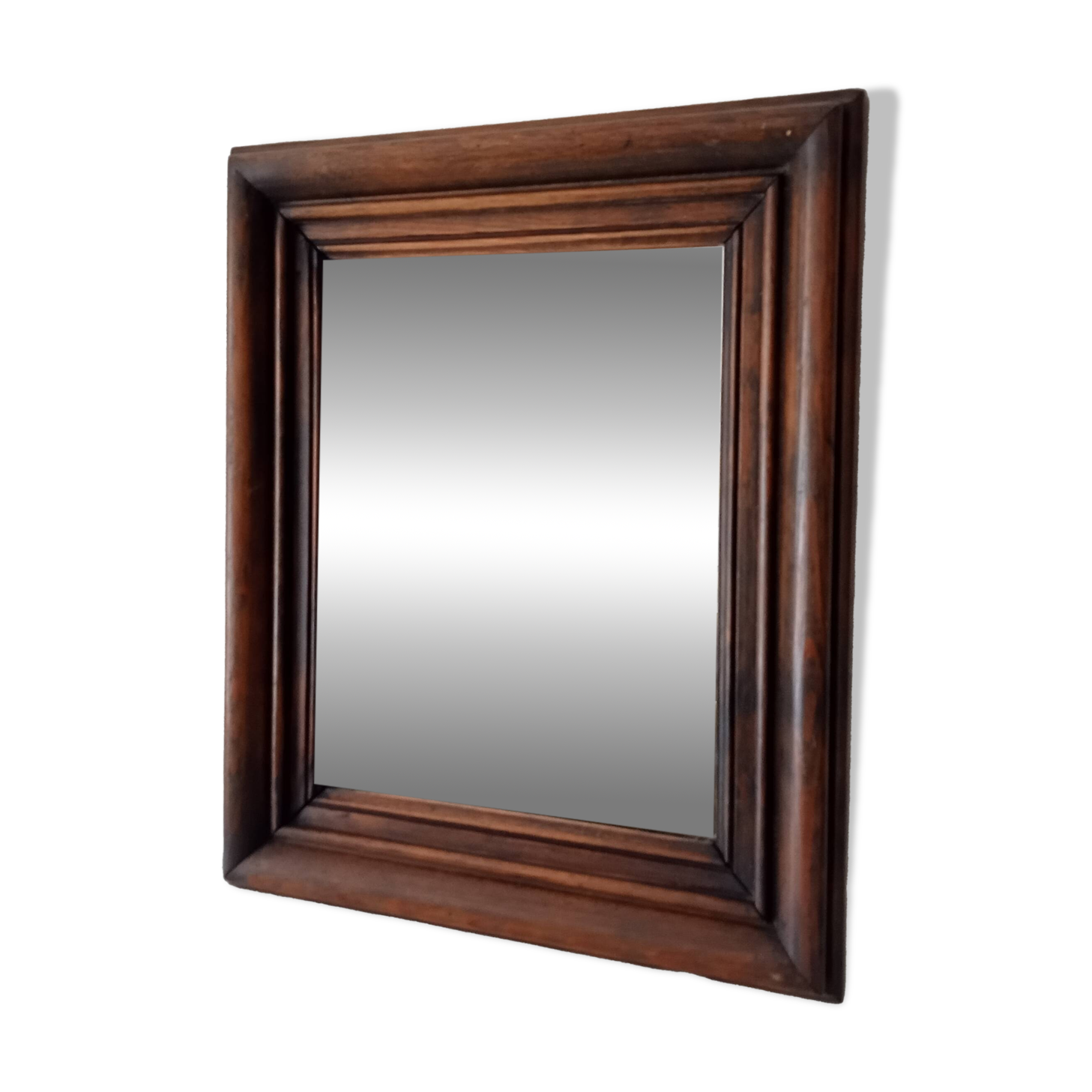 Antique wooden mirror