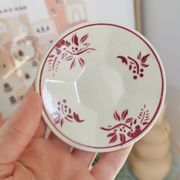 Mini vintage earthenware plates, dinette