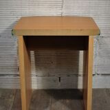 Paire de tables de chevet formica années 80