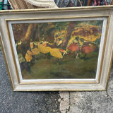 Oil on canvas dancers
