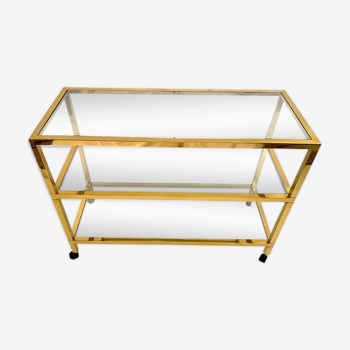 Belgo Chrom gold metal console