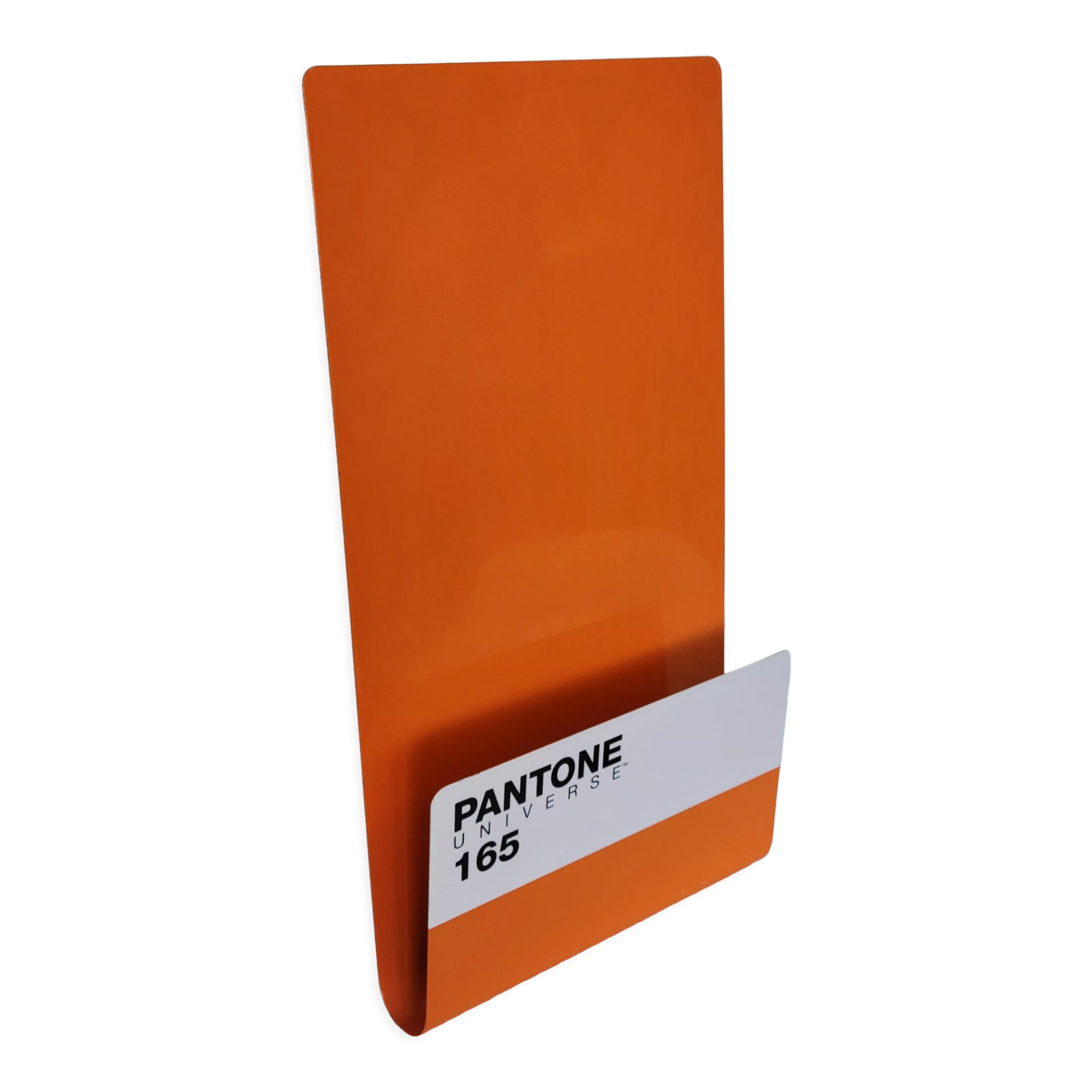 Wall magazine door design metal orange pantone wallstore 165 vitamin c