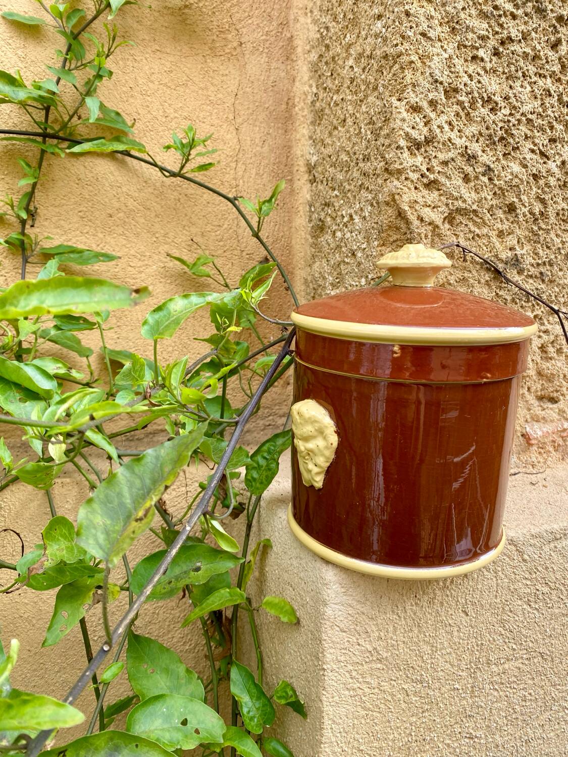 Sarreguemines fireclay pot