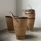 Lot of old grocery baskets
