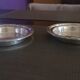 Pair of silver metal bottle underwear punched Art Deco - 1930s