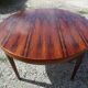 Table scandinave extensible en palissandre