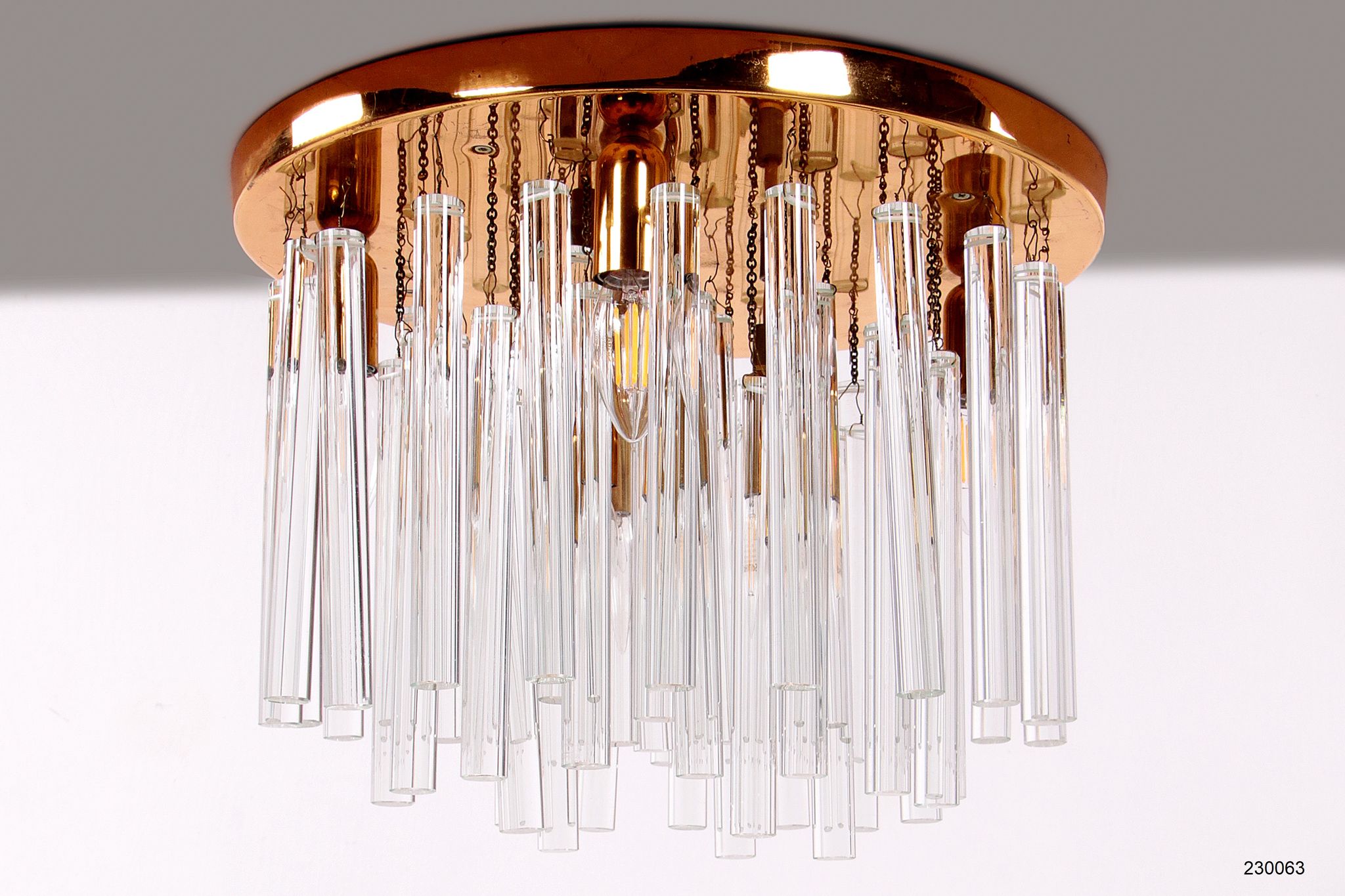 Crystal chandelier or ceiling lamp 1960, Germany
