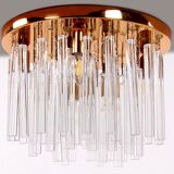 Crystal chandelier or ceiling lamp 1960, Germany