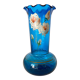 Antique blue glass vase from the 1900s