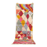 Moroccan Berber carpet hallway Boujaad 303 x 86 cm