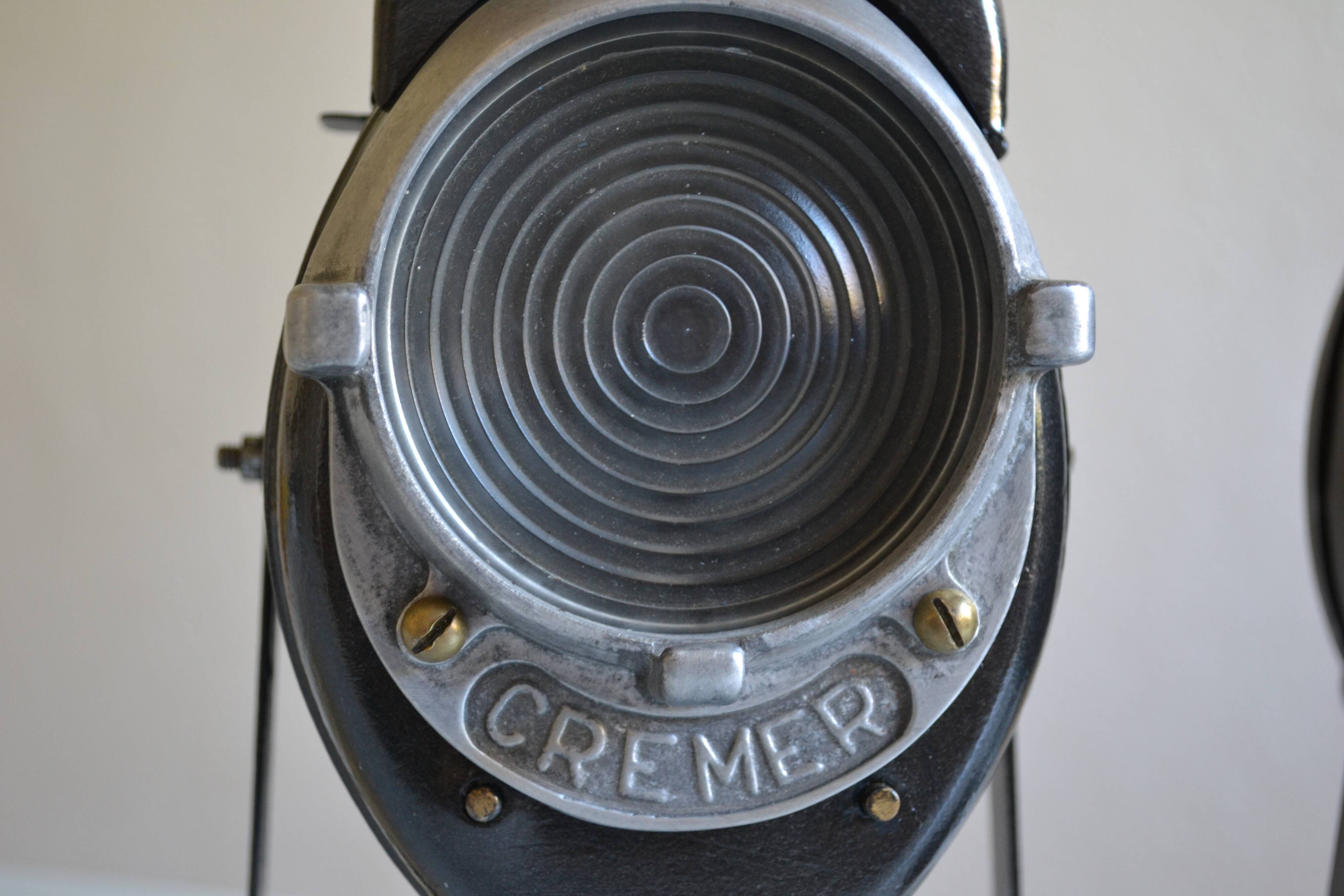 Pair of vintage Cremer cinema projectors.