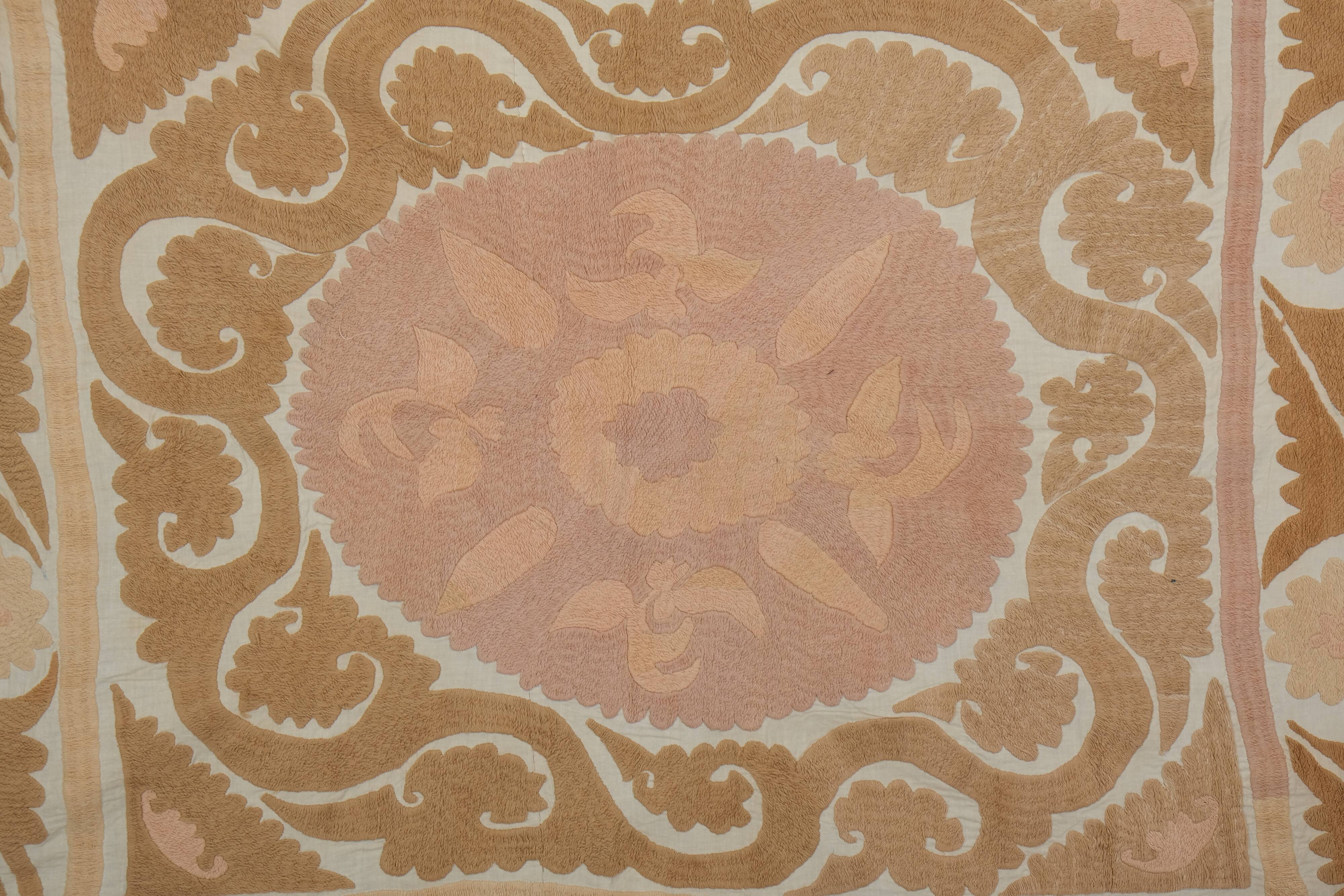 Hand-knotted rug Turkish vintage 106x121 cm