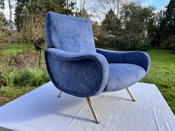 Fauteuil Lady Chair par Marco Zanuso Arflex, Milan, 1950s