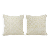 Set of 2 vintage kilim cushion covers 51x51 cm