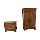 Ensemble mobilier ancien Louis Philippe