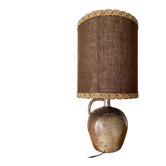 Lampe vintage en grès