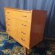 Commode vintage en chêne 4 tiroirs