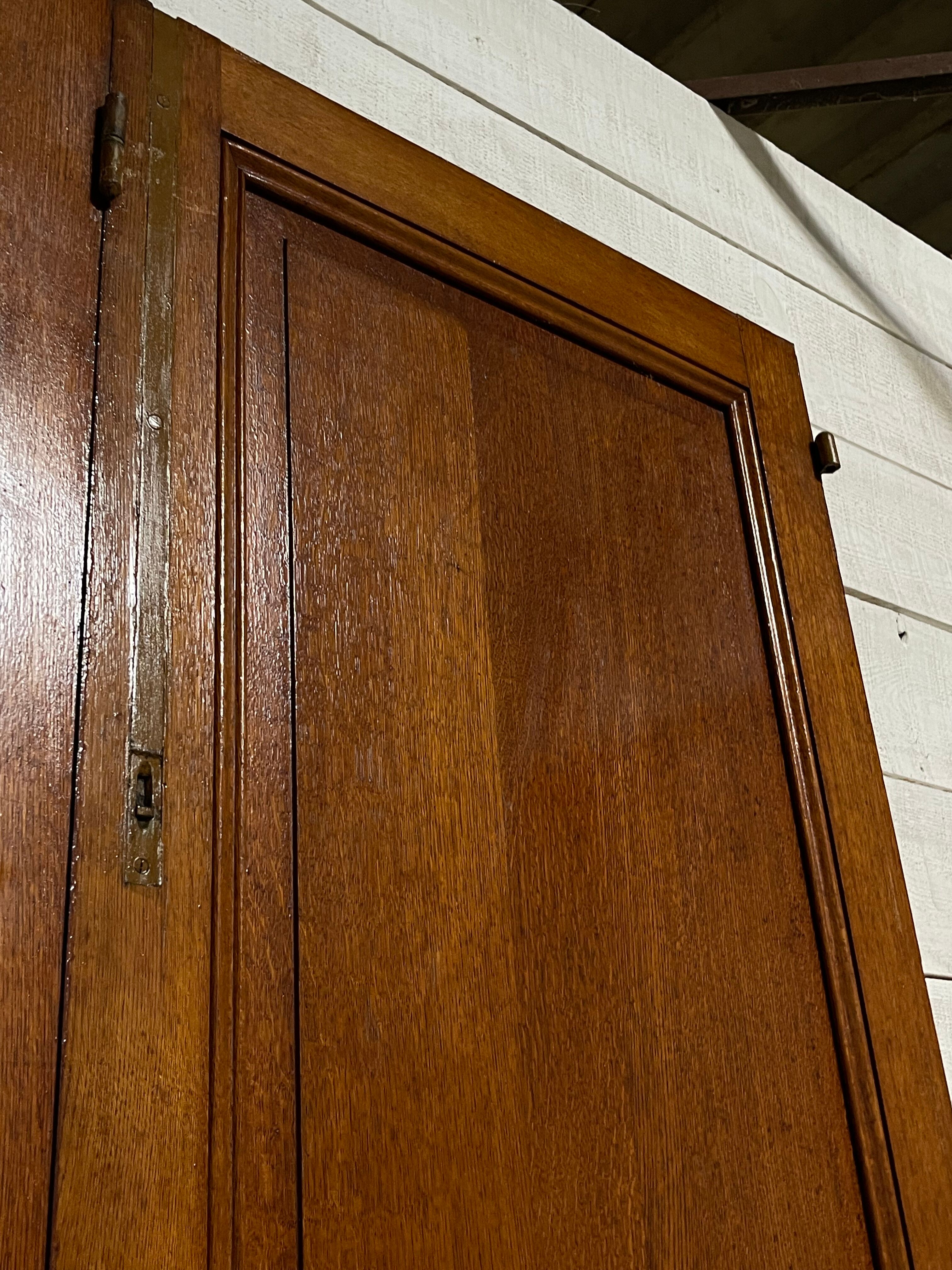Old oak doors