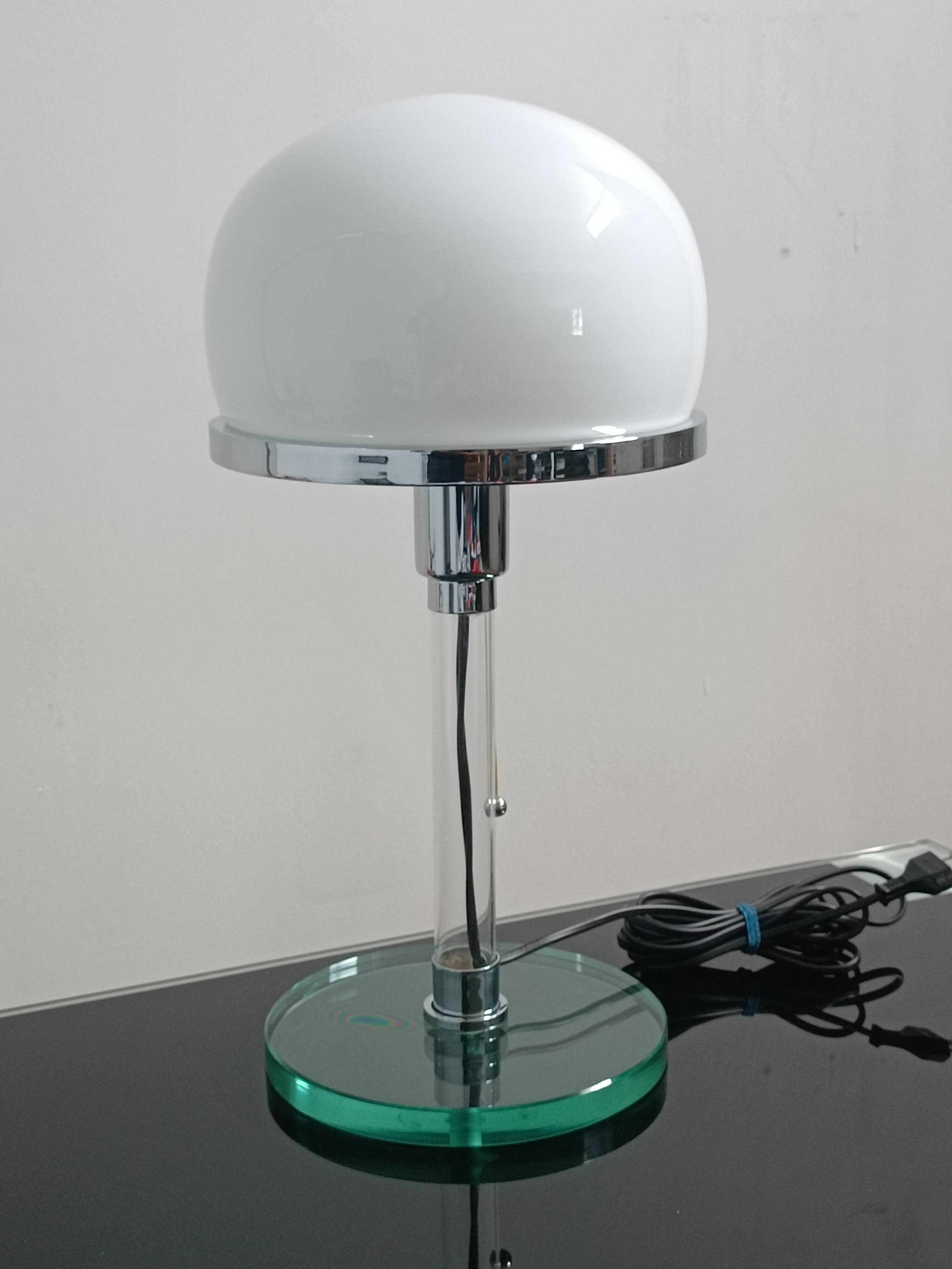 Bauhaus Valentino lamp by Metalarte 1976