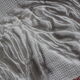 Lot 2 towel towels white honeycomb fringes monograms red E B