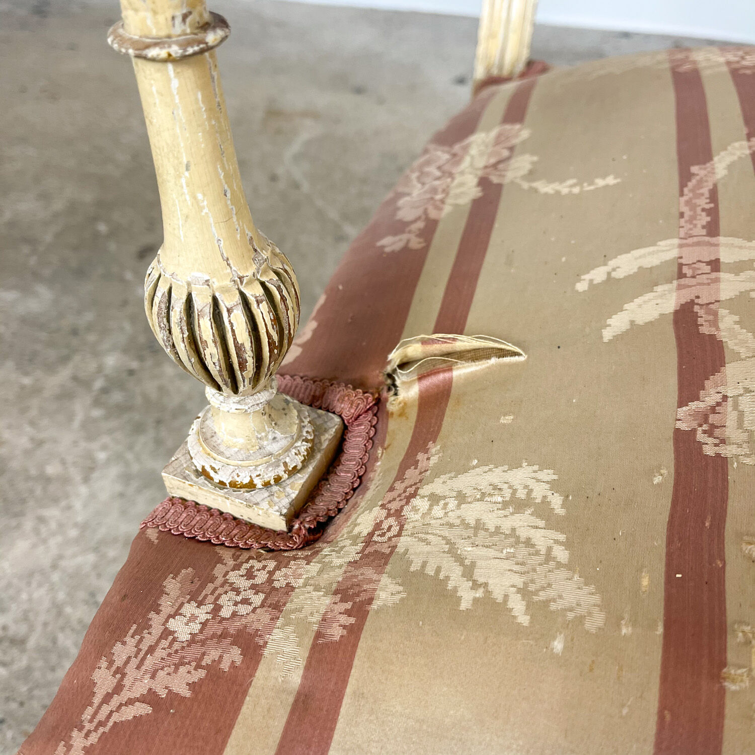 Antique french louis XVI style two seater sofa