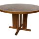 Table à manger ovale en pin, années 1970