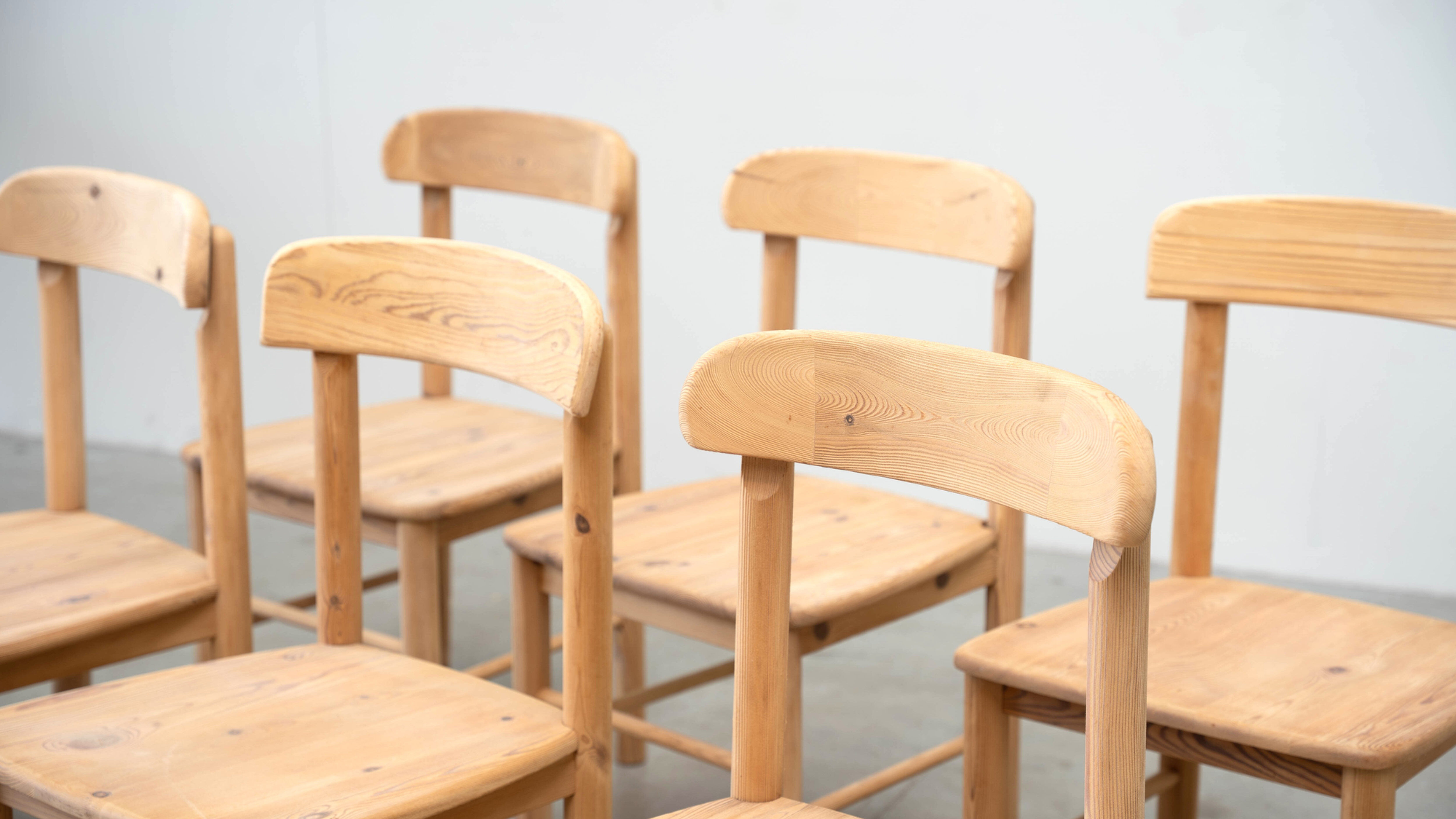 Set of six Scandinavian dining chairs by Rainer Daumiller