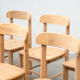 Set of six Scandinavian dining chairs by Rainer Daumiller