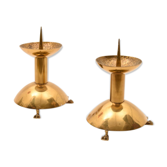 Brass candlesticks, Finland 1920