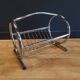 Porte-revues en chrome vintage