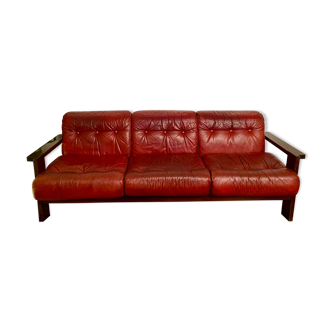 Leather sofa - Danish design