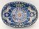 Vintage Handmade and Hand Painted Ceramic Bowl or Centerpiece, Italy