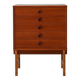 Commode scandinave en teck des années 1950/60