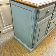 Old piece of furniture with six drawers and two doors