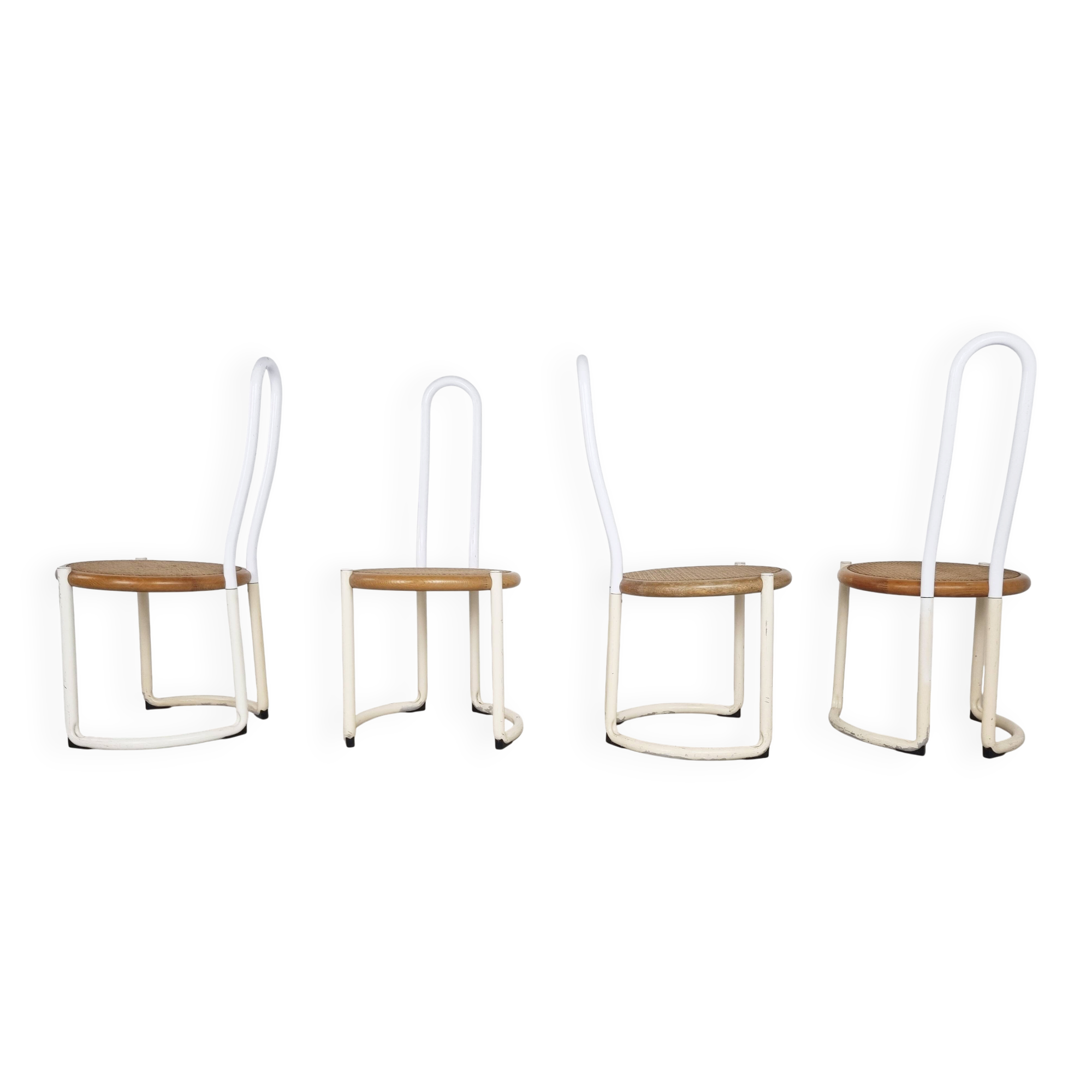 Vintage postmodern dining chairs, 1960s