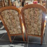 Pair of antique Voltaire armchairs