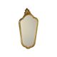 Mid Century Gold Baroque Mirror Crested Mirror Resin Acanthus