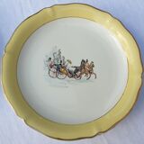 Series 11 plates stagecoach Céranord St Amand vintage 1960