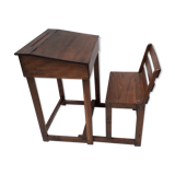 School boy's desk with sliding chair