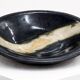 Ceramic plate – black with natural shading