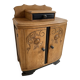 Black Art Deco bedside table