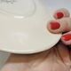 2 Oval Plates Dishes Saint Clément France Vintage Hand Painted
