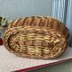Panier en osier vintage