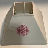 Beige square lampshade