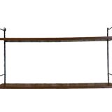 60s 70s teak string shelf wall shelf String